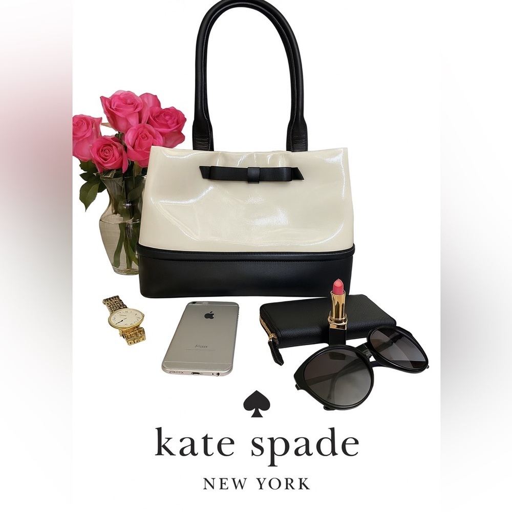 Kate Spade 2-Toned Bow Tote circa 2013